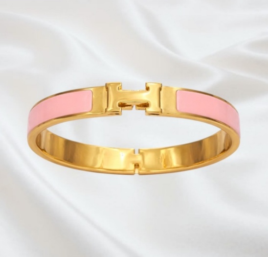 Pink H Baracelet