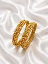 ETHNIC GOLD PLATED BANGLE
